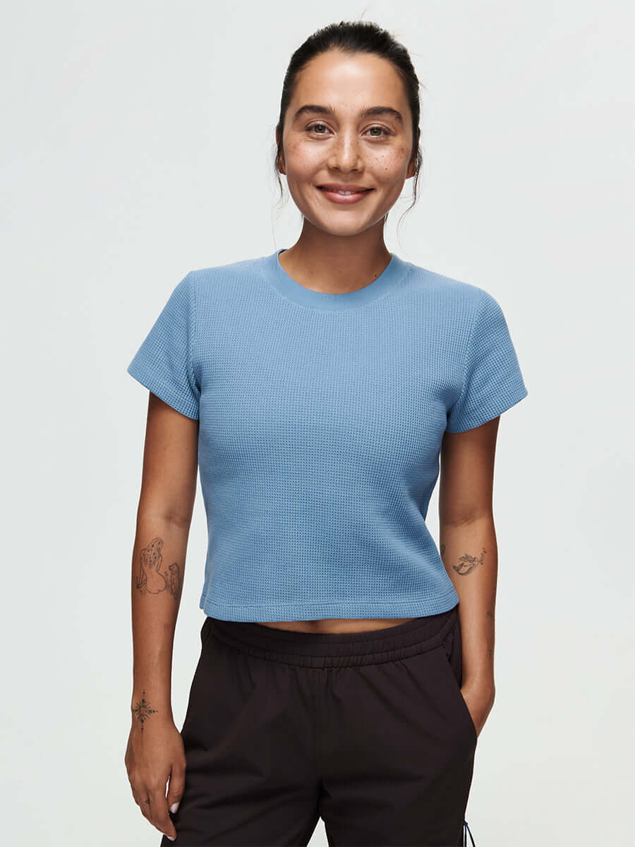 Waffle Baby Tee